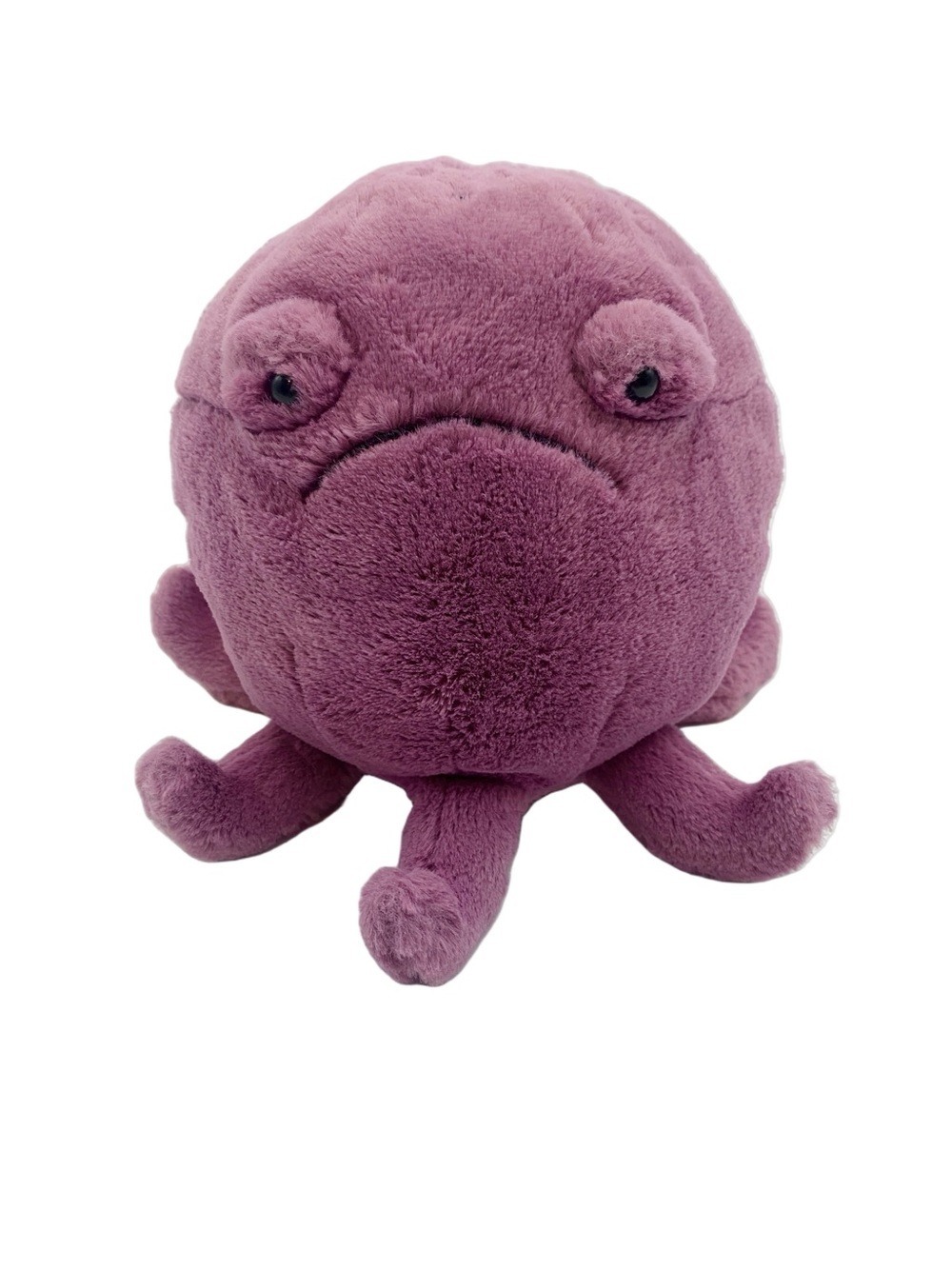 Jellycat Ondre Octopus Plush Retired Purple Frown Rare!